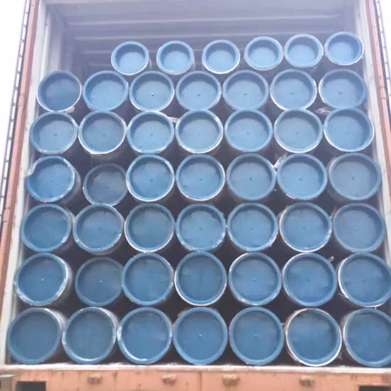 Tubería de acero al carbono Q235 Q345 A36 A53b A106b Tubo de acero redondo soldado sin soldadura ERW